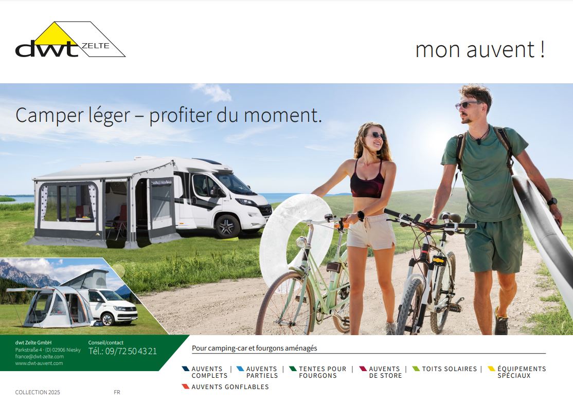 CATALOGUE AUVENTS FOURGONS/CAMPING-CAR DWT - 2025